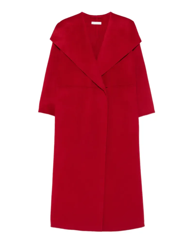 Liviana Conti oversized-collar coat - Rot Rot
