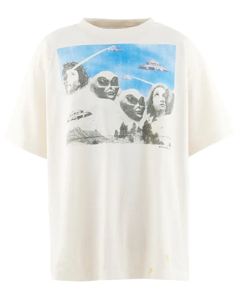 SAINT MXXXXXX x Sean Wotherspoon T-Shirt mit Print - Weiß Weiß