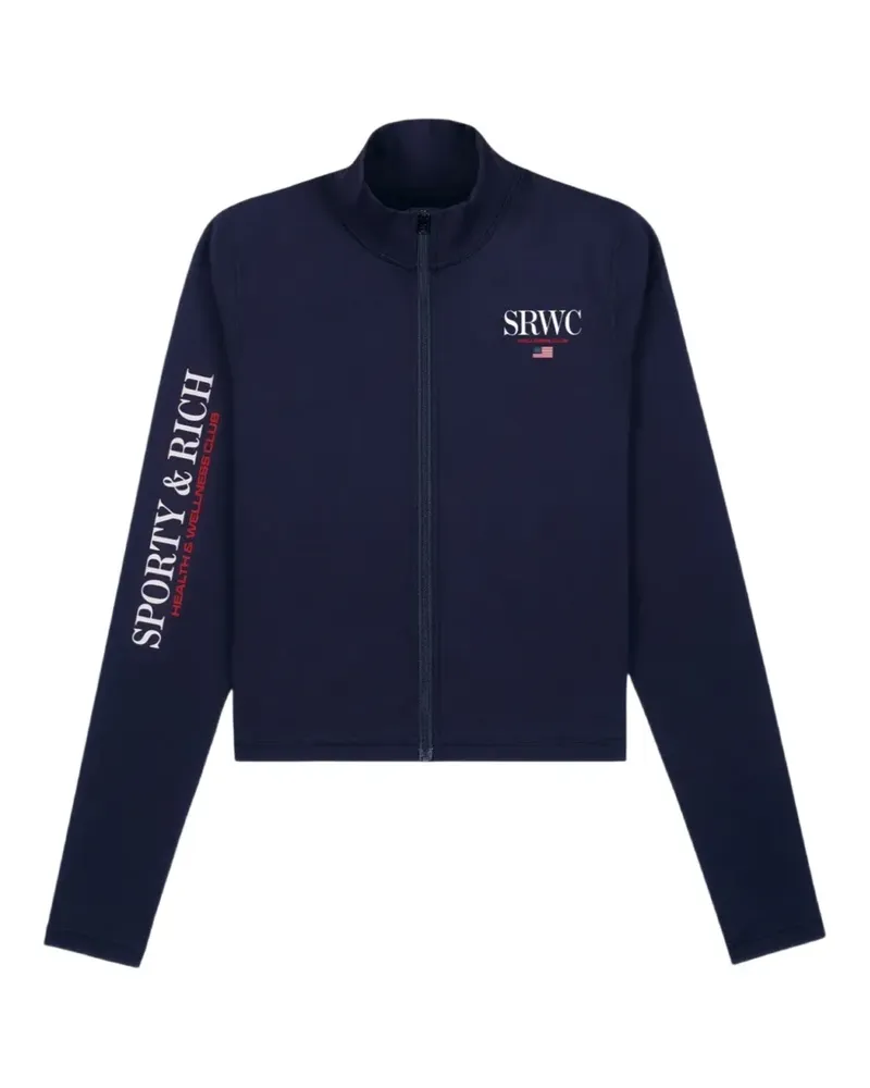 SPORTY & RICH zip-up jacket - Blau Blau