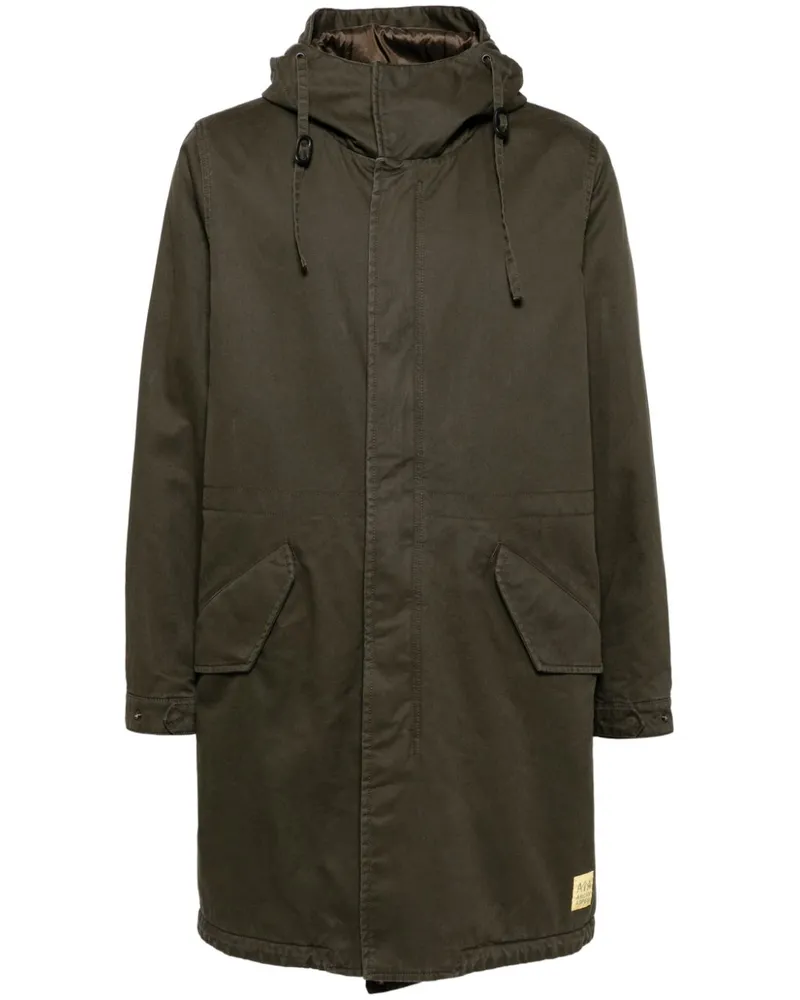 ASPESI Parka aus Gabardine - Grün Grün