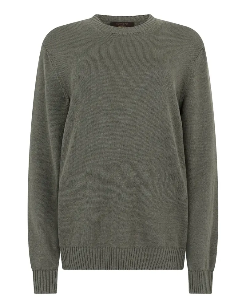 Slowear crew-neck sweater - Grün Grün
