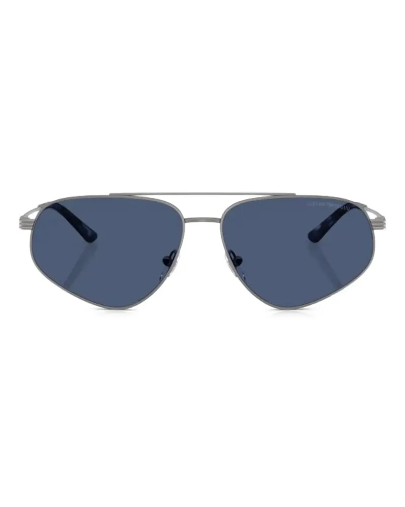 Emporio Armani Getönte Pilotenbrille - Silber Silber