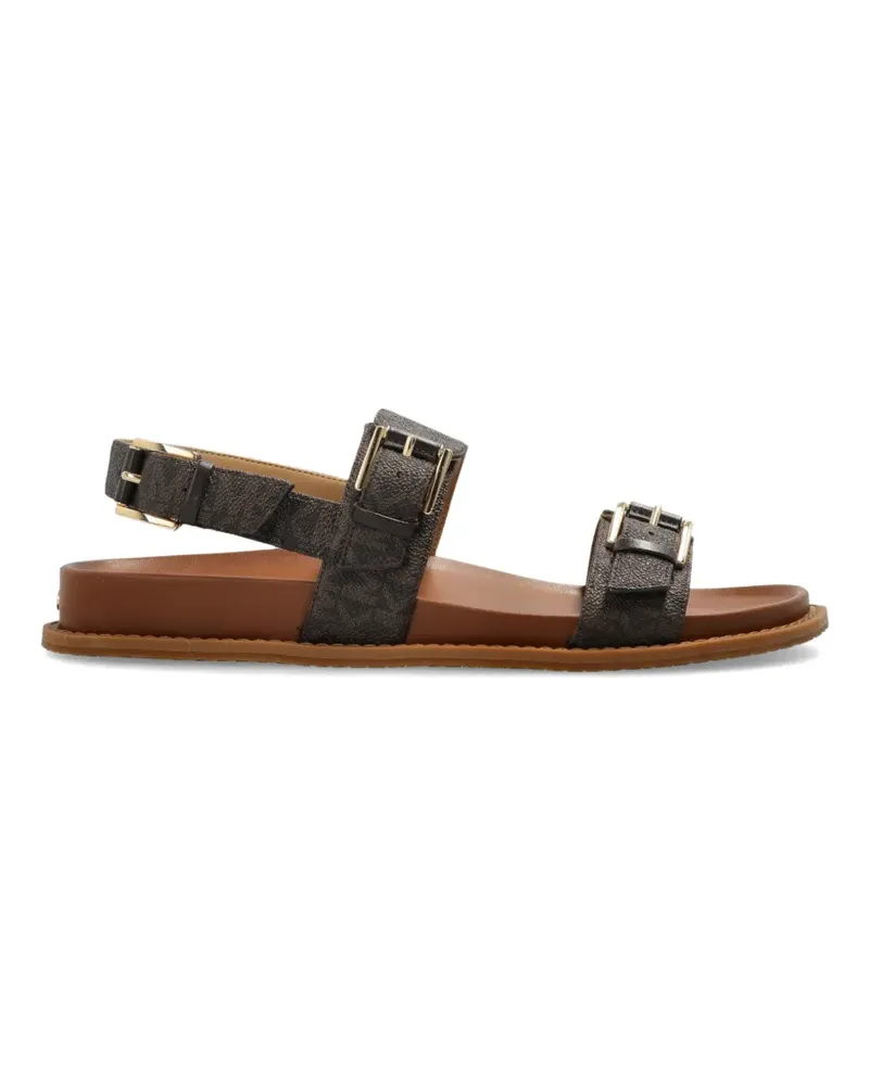 Michael Kors Sandalen mit Monogramm-Print - Braun Braun