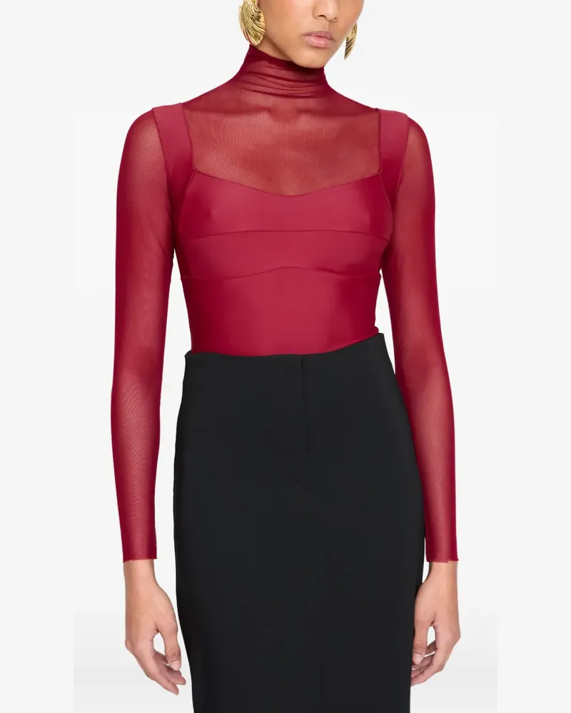 ATU Body Couture Body mit Einsätzen - Rot Rot