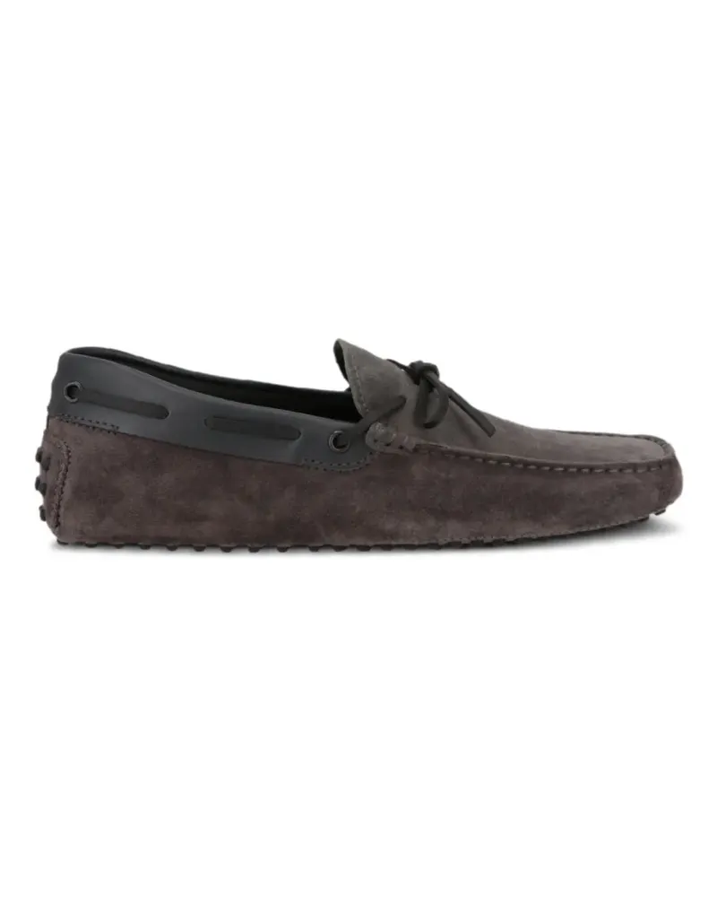 TOD'S Gommino lace-up boat shoes - Grau Grau