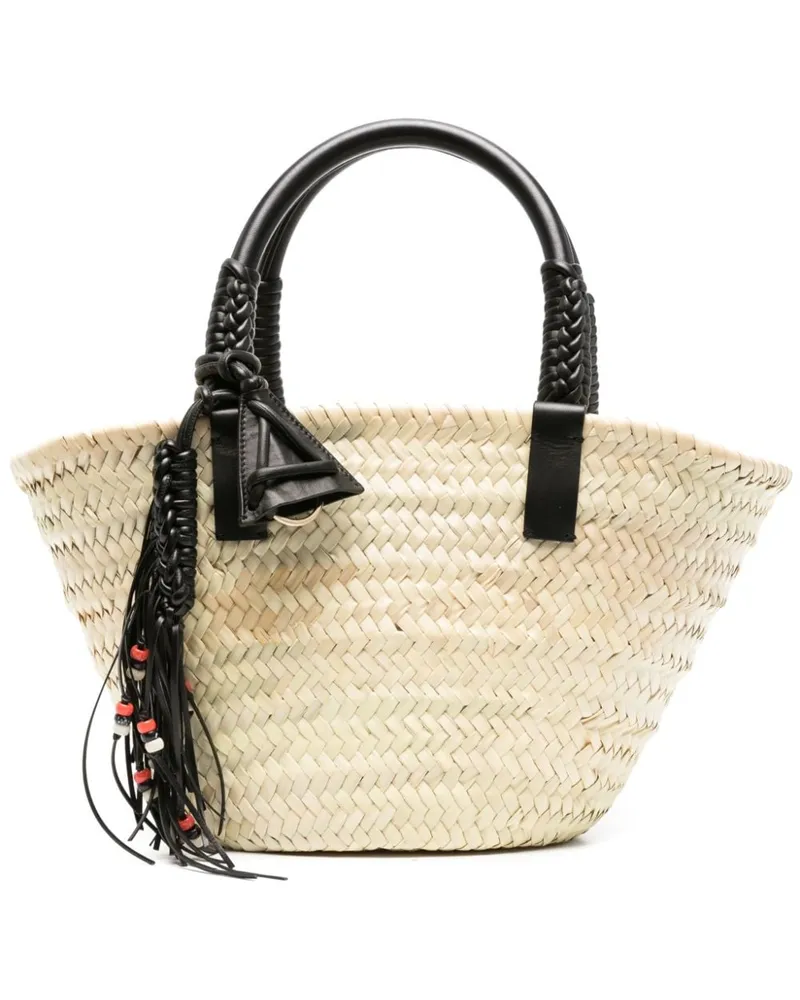 Alanui Großer Icon Palm Leaf Shopper - Nude Nude