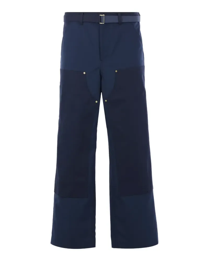 Sacai x Carhartt WIP Hose mit Gürtel - Blau Blau