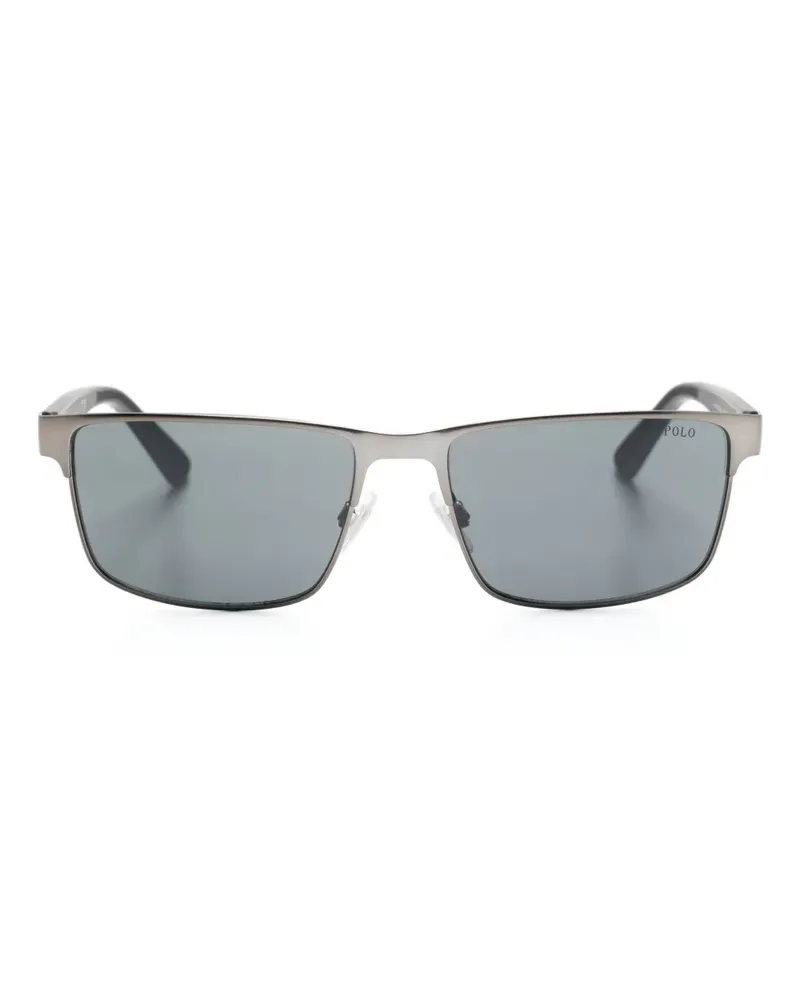 Ralph Lauren Sonnenbrille mit eckigem Gestell - Grau Grau