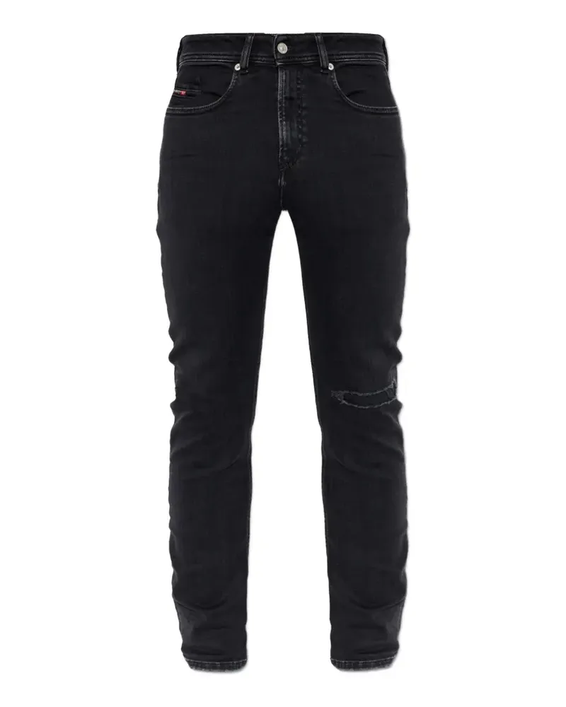 Diesel 1979 Sleenker Skinny-Jeans im Distressed-Look - Schwarz Schwarz