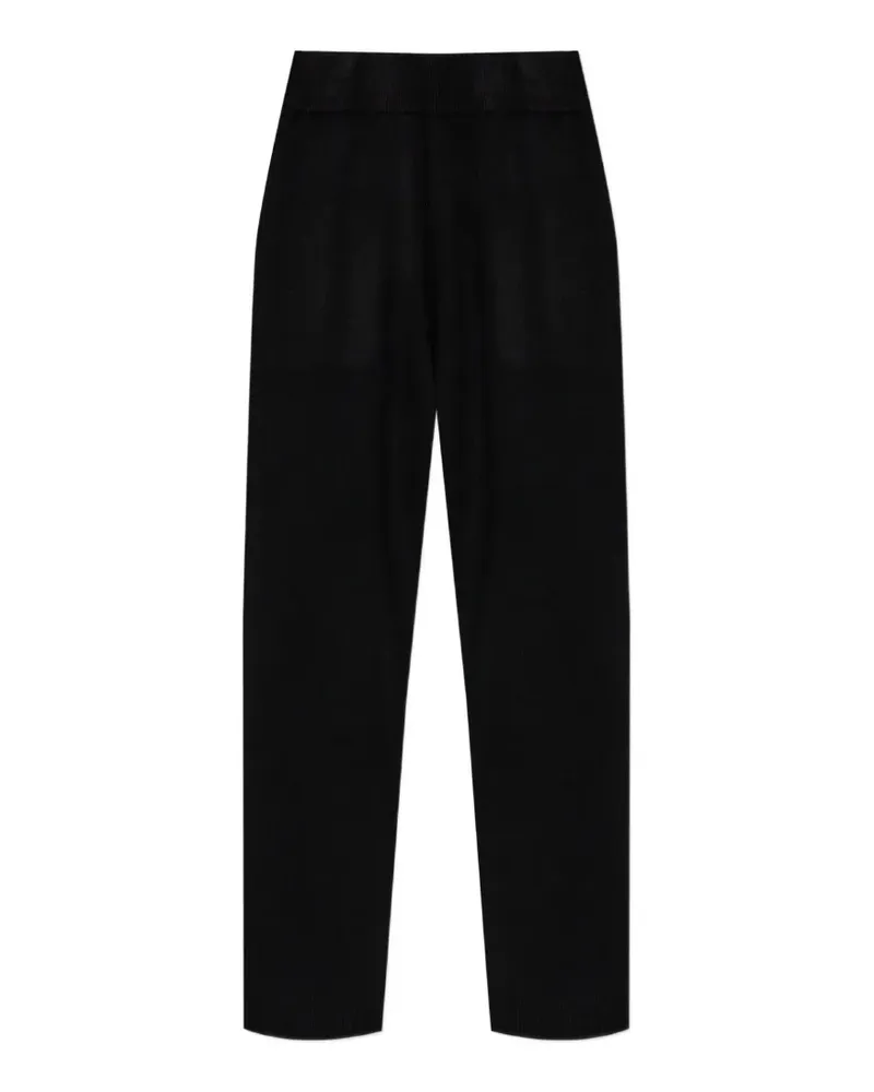 Entire Studios Gerippte Strickhose - Schwarz Schwarz