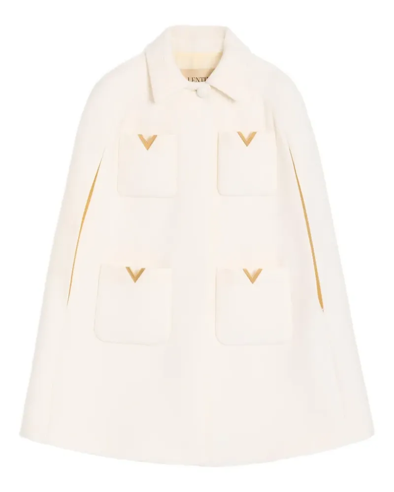 Valentino Garavani Cape aus Samt - Nude Nude