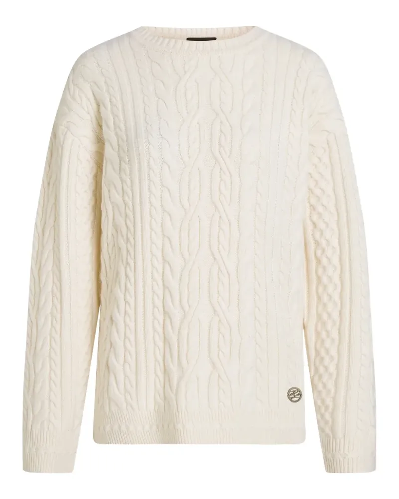 Karl Lagerfeld Pullover mit Zopfmuster - Nude Nude