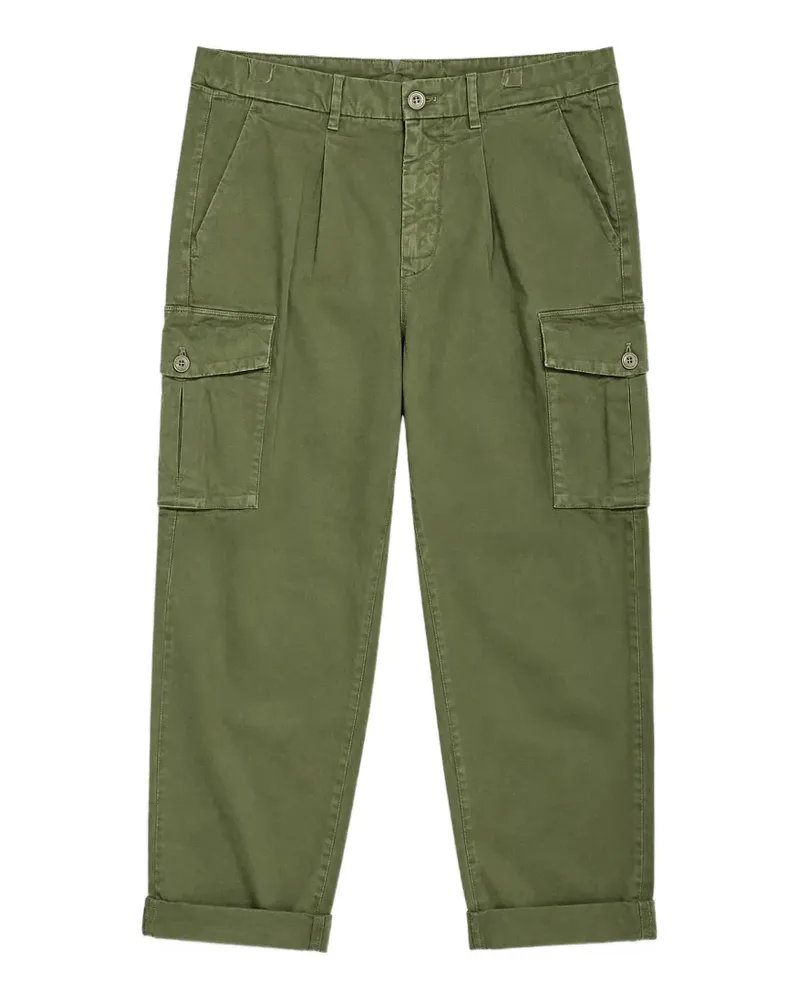 Mason's pleated-detail cargo pants - Grün Grün