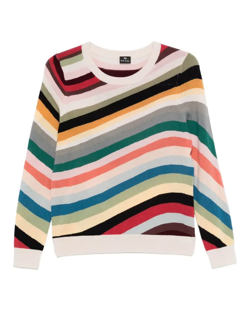 Paul Smith Gestreifter Merinopullover - Gelb Gelb