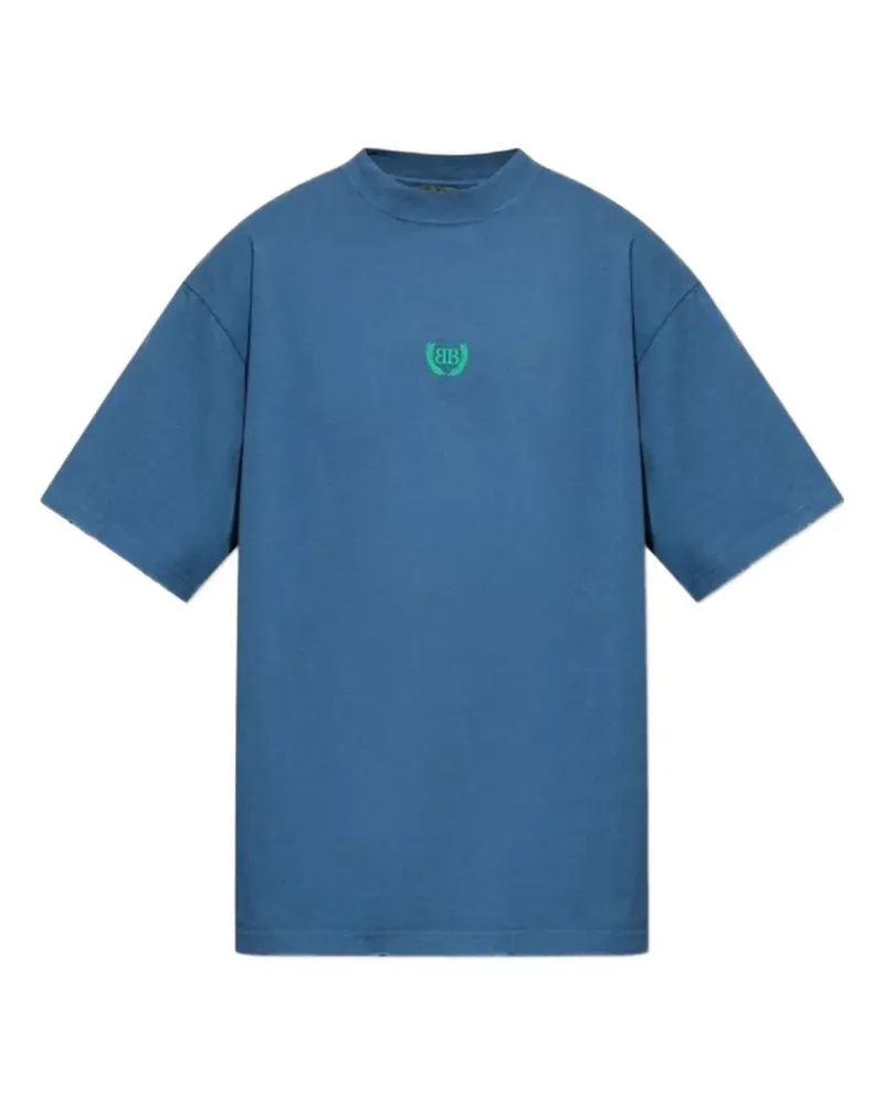 Balenciaga Laurel T-Shirt - Blau Blau