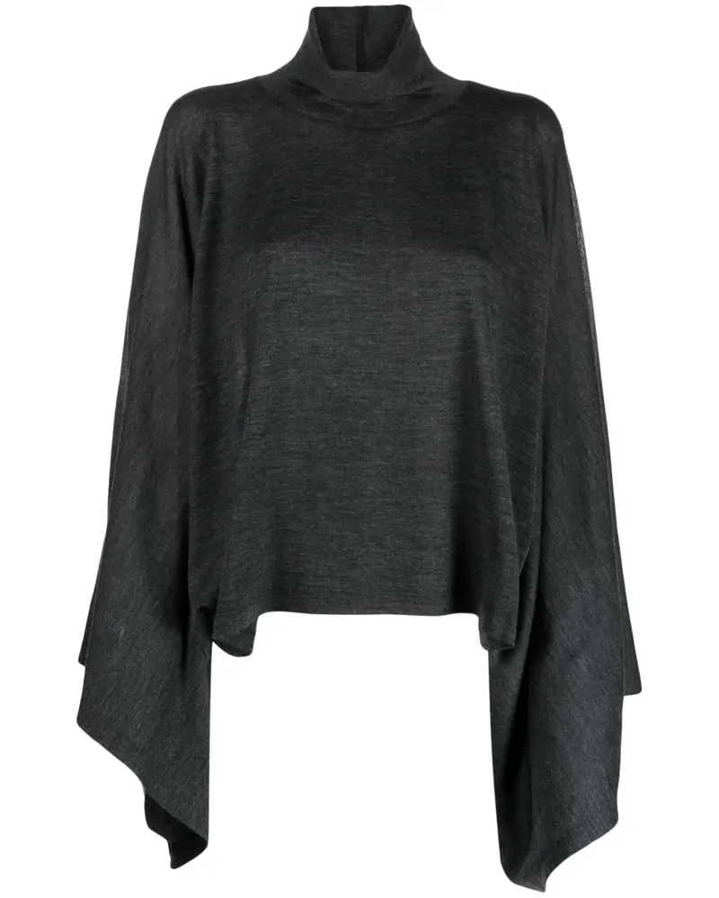 GIA STUDIOS Pullover mit Stehkragen - Grau Grau