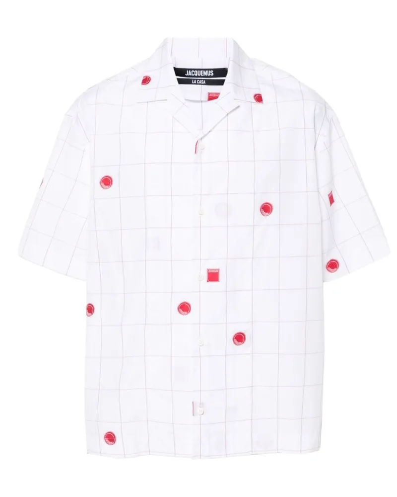 Jacquemus La Chemise Jean Hemd - Weiß Weiß