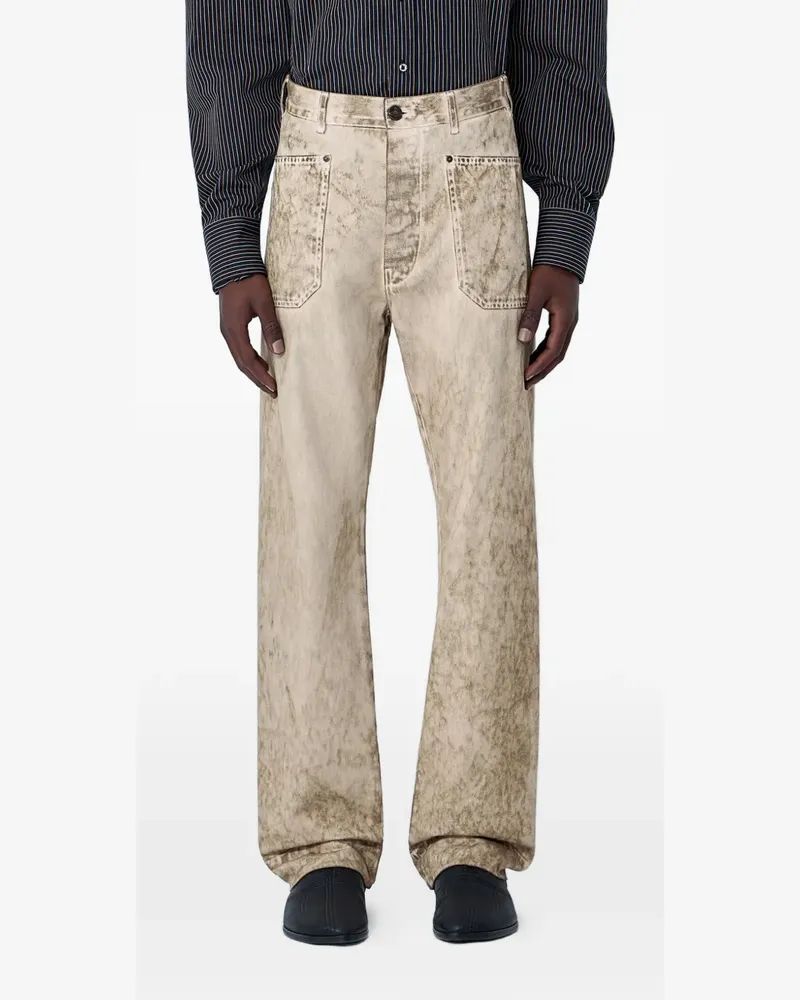 Vivienne Westwood logo-patch five-pocket jeans - Nude Nude