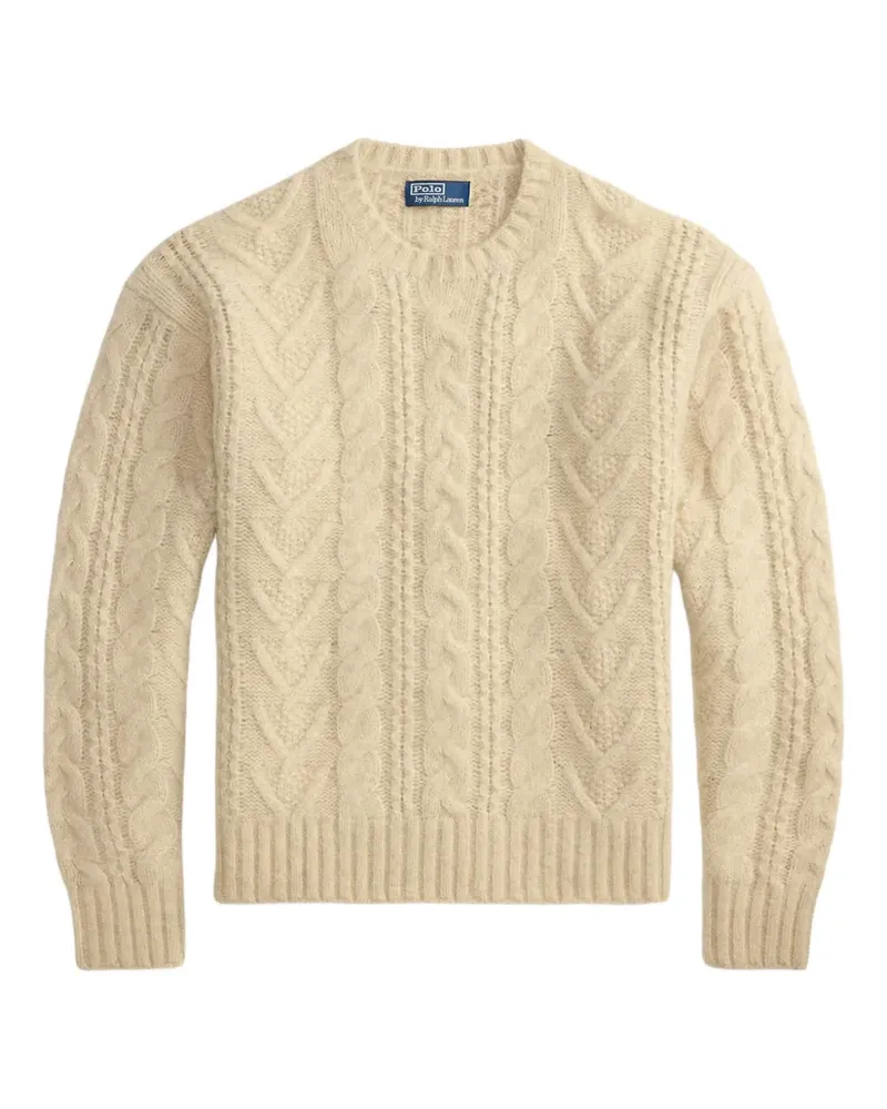 Ralph Lauren Pullover mit Zopfmuster - Nude Nude