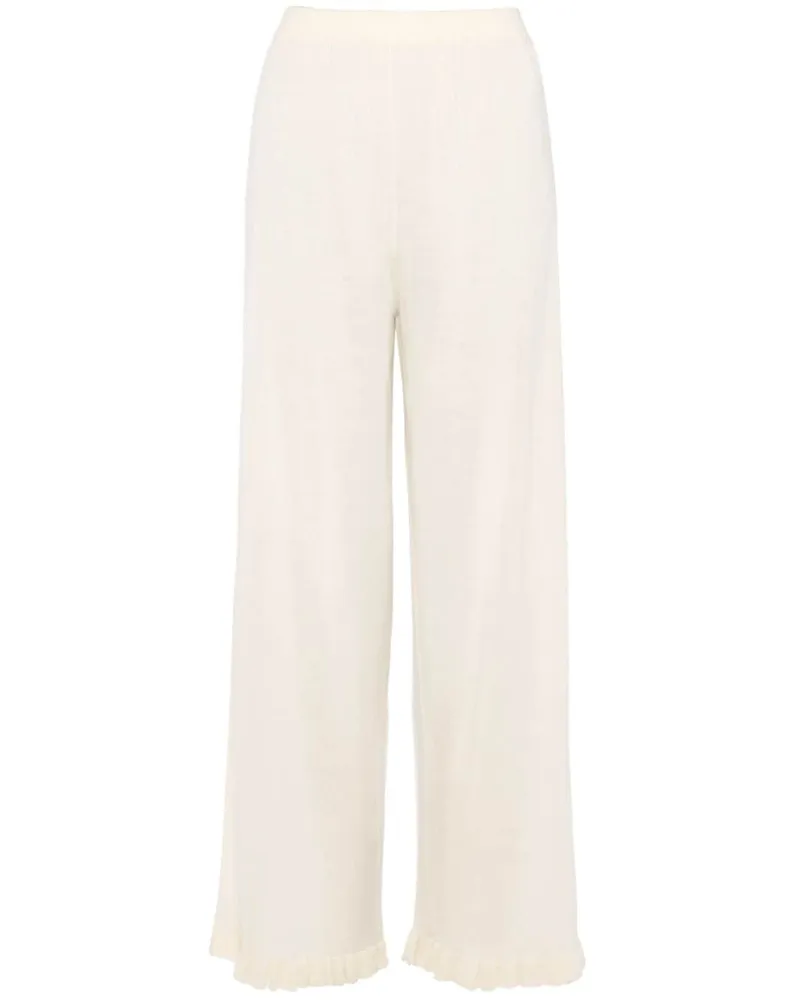 Eres Gerade Bernard Pyjama-Hose - Weiß Weiß