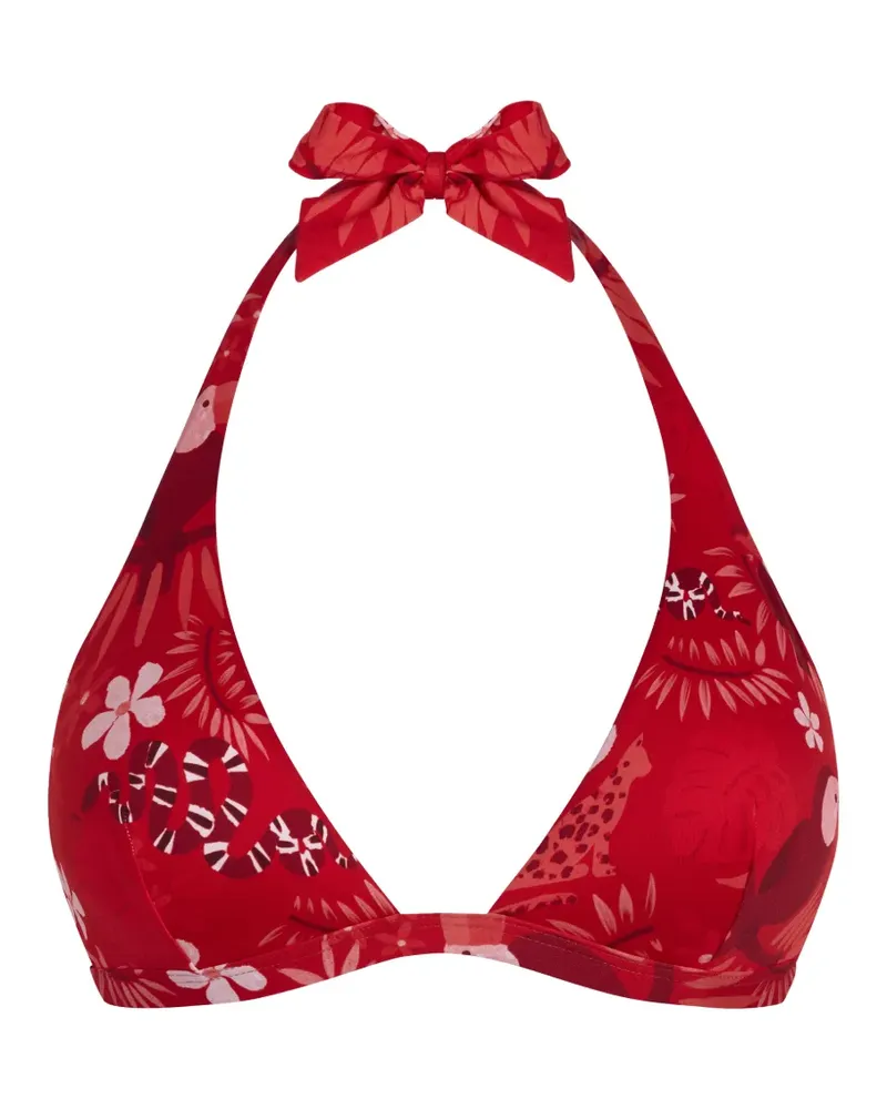 Vilebrequin Papel de Embrulho halter bikini top - Rot Rot