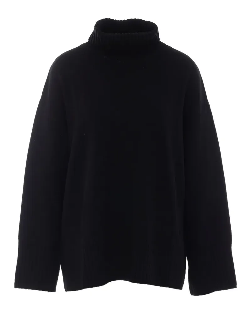 Pinko ribbed roll-neck wool sweater - Schwarz Schwarz