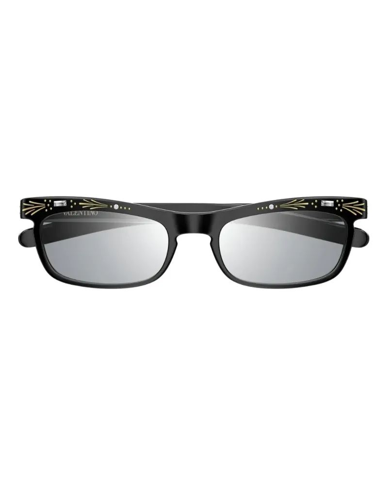 Valentino Garavani VLogo Signature crystal-embellished sunglasses - Schwarz Schwarz