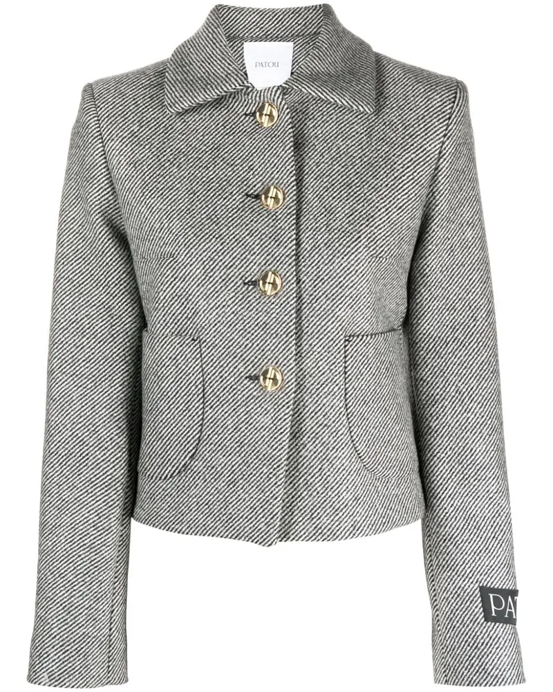 Patou Texturierte Jacke - Grau Grau