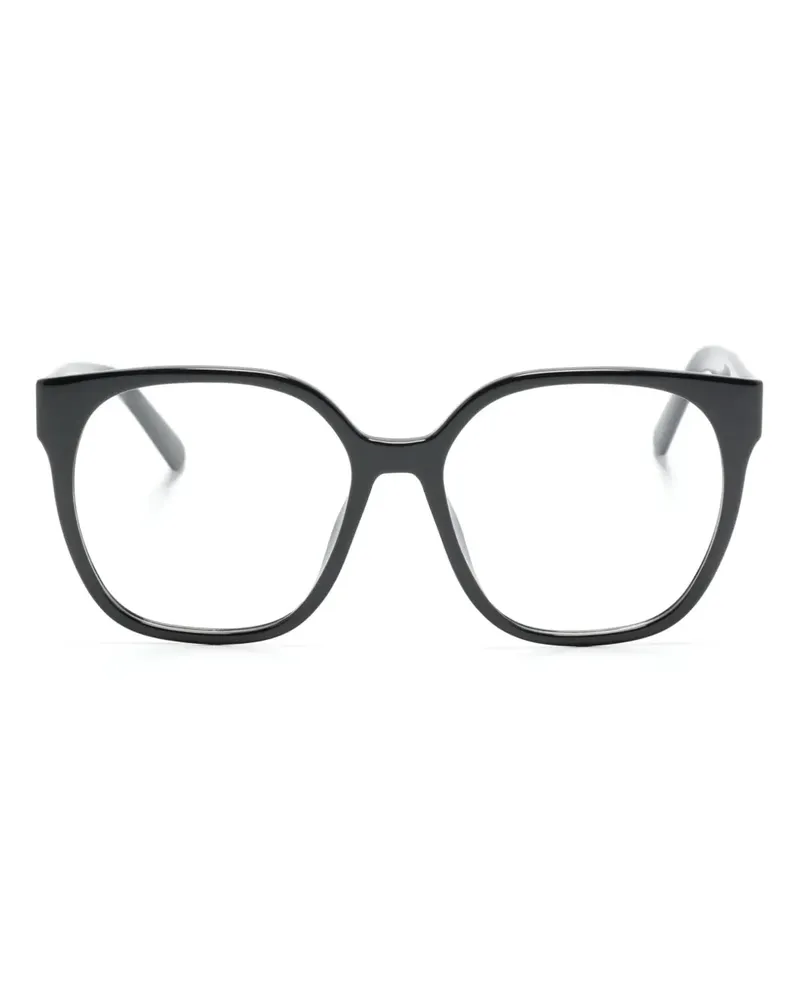 Marc Jacobs Brille mit ovalem Gestell - Schwarz Schwarz