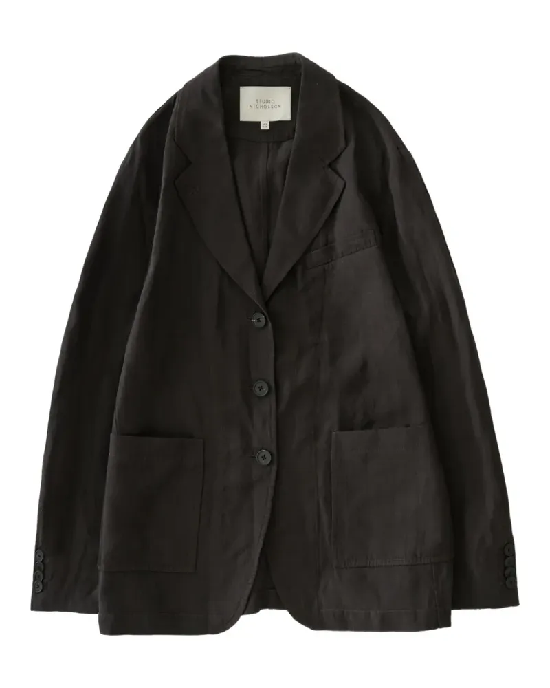 Studio Nicholson Elkin notch-lapel jacket - Braun Braun