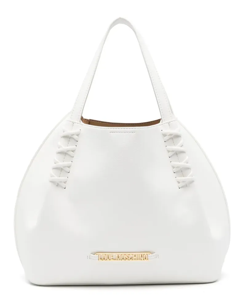 Moschino logo-detail tote bag - Weiß Weiß