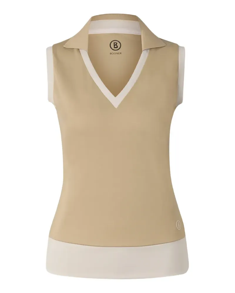 Bogner Alysha Poloshirt aus Piqué - Nude Nude
