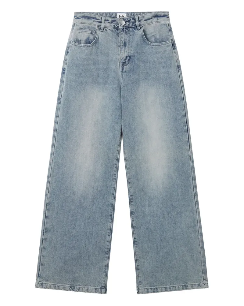 b+ab Jeans mit Taschen - Blau Blau