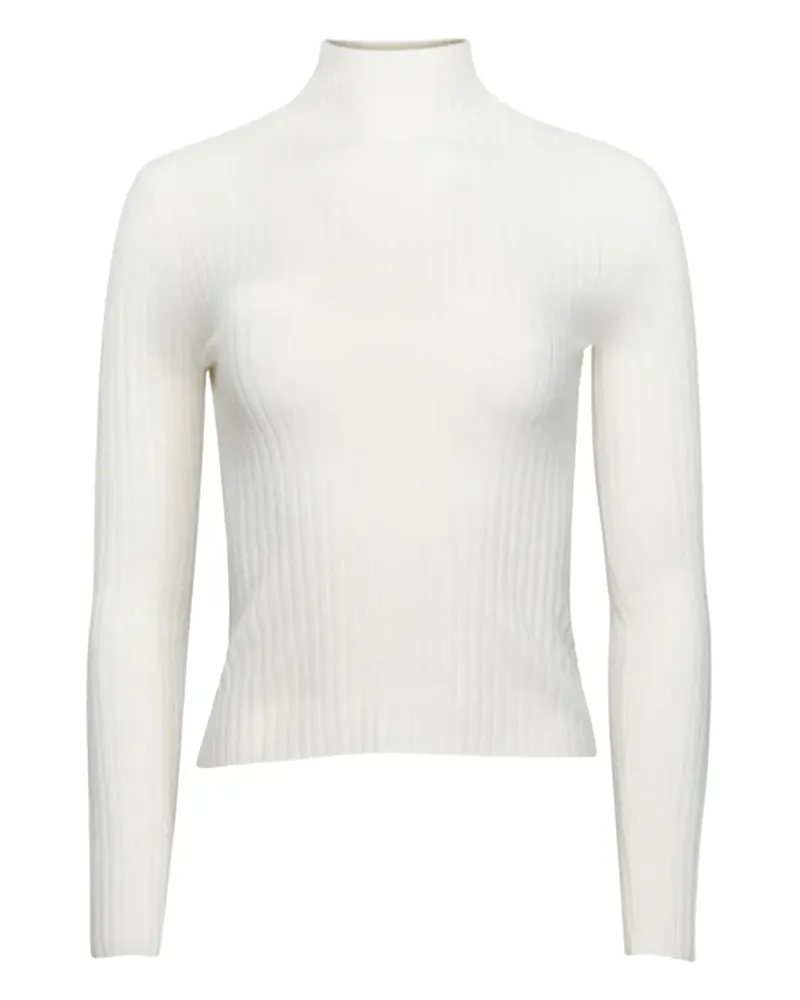 arch4 Gerippter Ariana Stehkragen-Pullover - Nude Nude