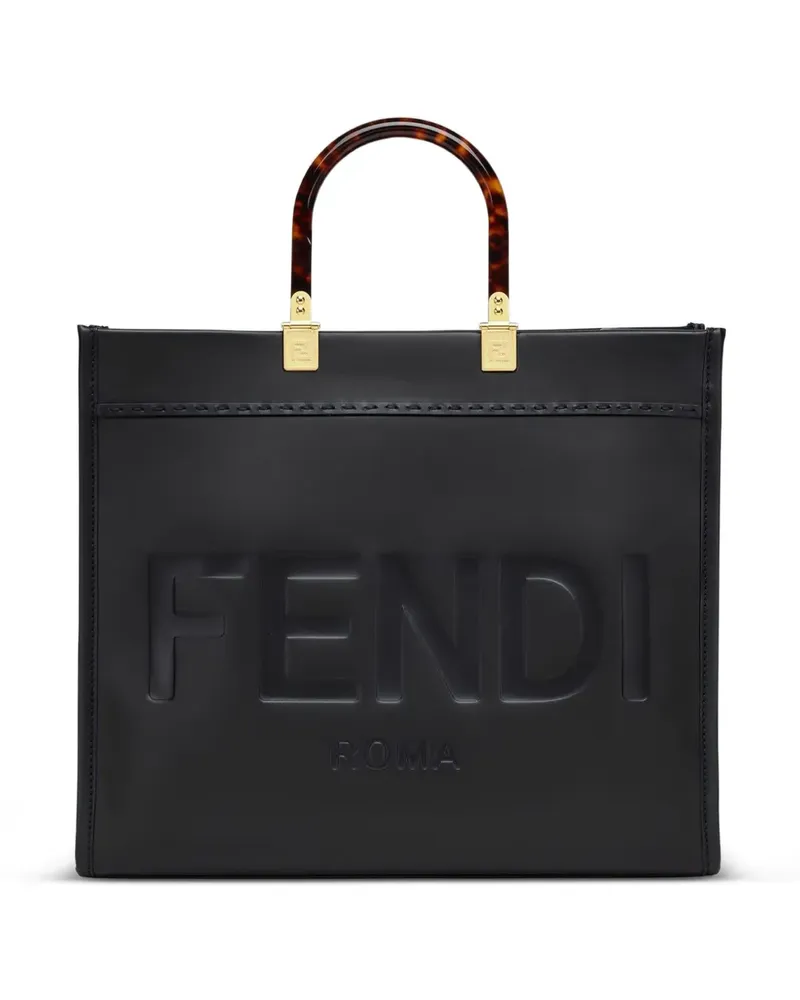Fendi Sunshine Tote Bag - Schwarz Schwarz
