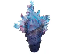 Große Mer de Corail Vase - Blau