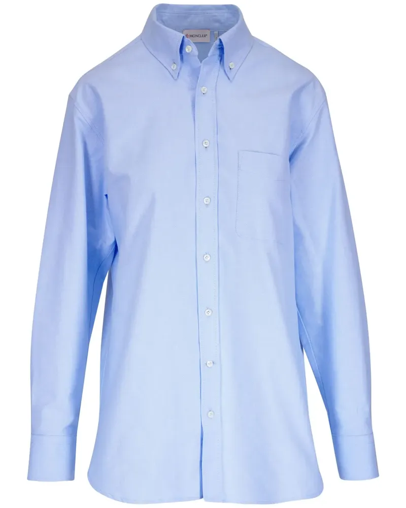 Moncler Klassisches Hemd - Blau Blau