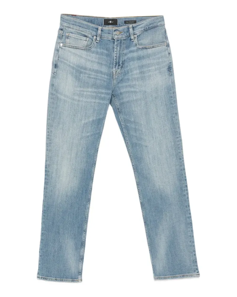 7 for all mankind five-pocket straight-leg jeans - Blau Blau
