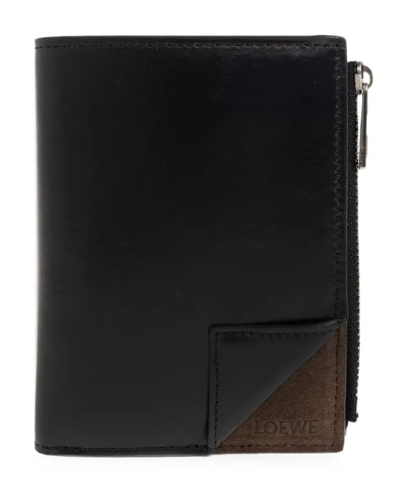 Loewe Switch bifold wallet - Schwarz Schwarz