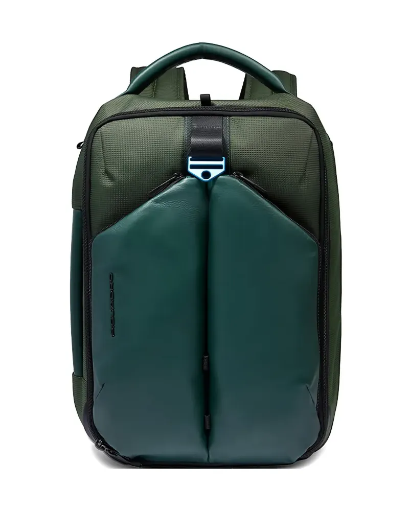 Piquadro panelled backpack - Grün Grün