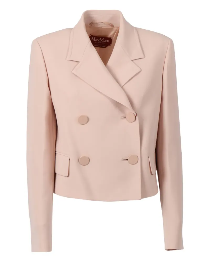 Max Mara Caprera double-breasted jacket - Rosa Rosa