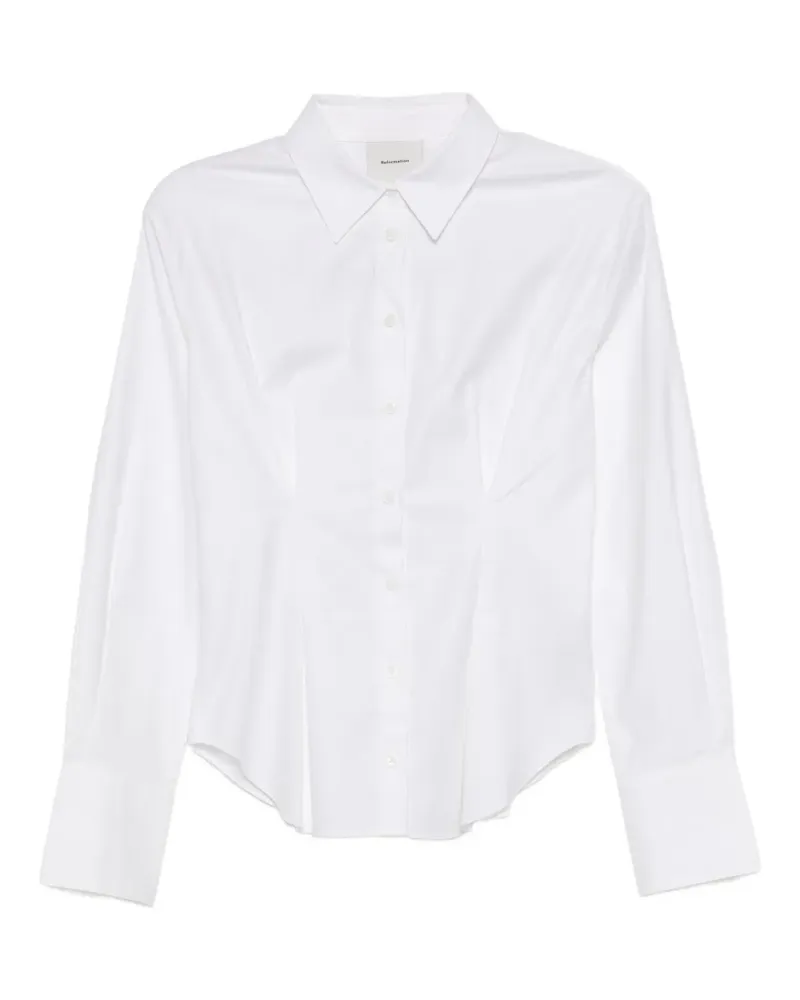 Reformation Becker Hemd - Weiß Weiß