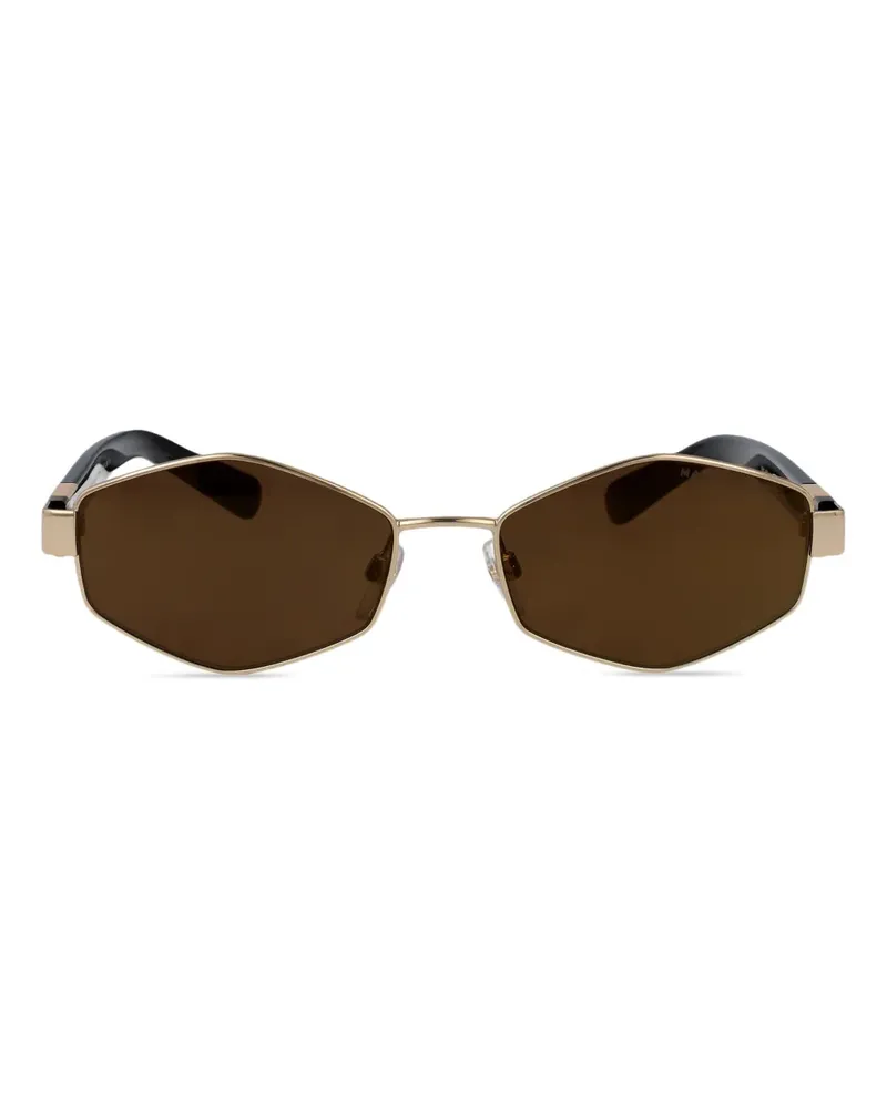 Marc Jacobs Sonnenbrille mit geometrischem Gestell - Gold Gold