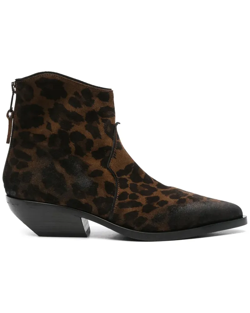 Elena Iachi Texan Stiefel 50mm - Braun Braun