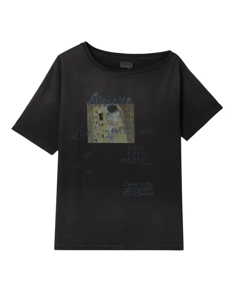 Musium Div. cotton T-shirt - Schwarz Schwarz