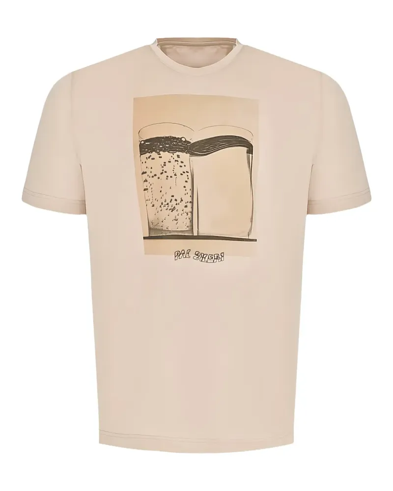 Pal Zileri T-Shirt mit rundem Ausschnitt - Nude Nude