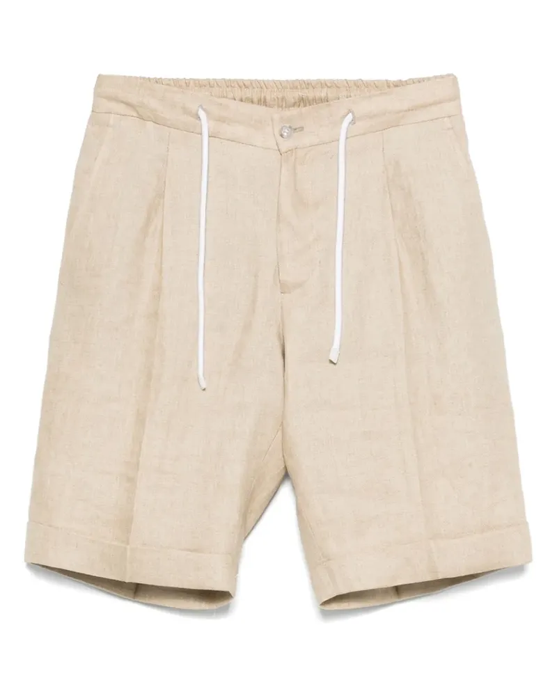 BARBA Shorts aus Leinen - Nude Nude