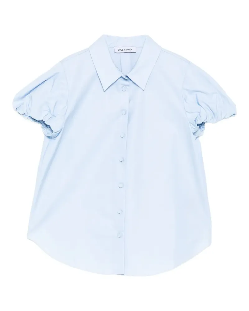 Dice Kayek Hemd mit Puffärmeln - Blau Blau