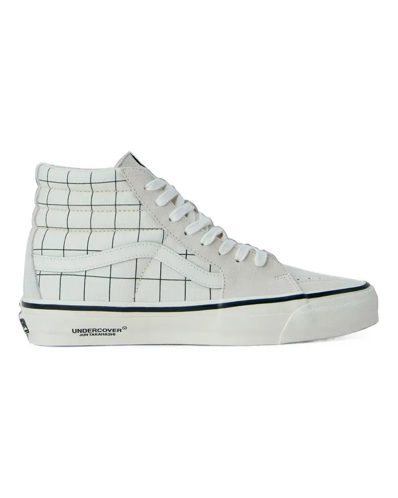 Vans x UNDERCOVER grid-pattern high-top sneakers - Nude Nude