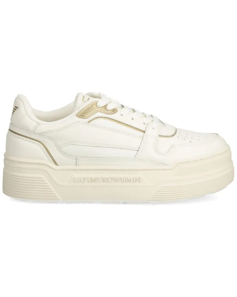 EA7 Sneakers mit Schnürung - Nude Nude